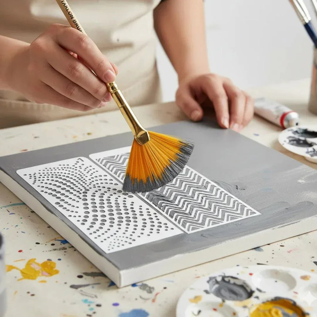 jags-mumbai Brush Painting Brush Fan Taklon No 02 PBFT02