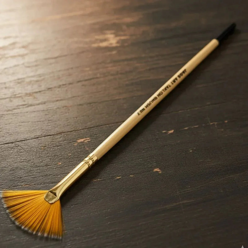 Painting Brush Fan Taklon No 02 PBFT02