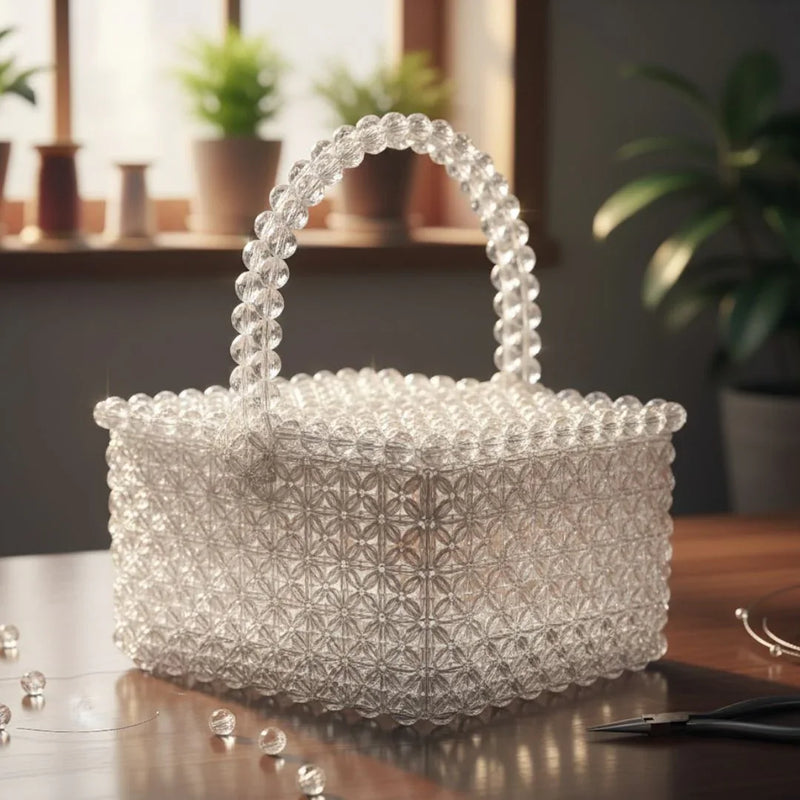 Jags Craft Crystal Beads 25gm 8MM JCCB01