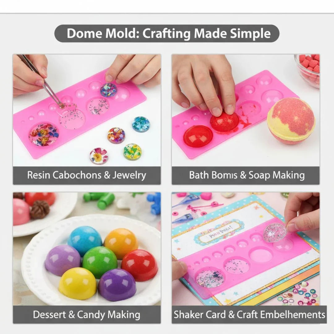 Quilling Dome Mini Mould – Perfect for 3D Paper Quilling & Craft Projects