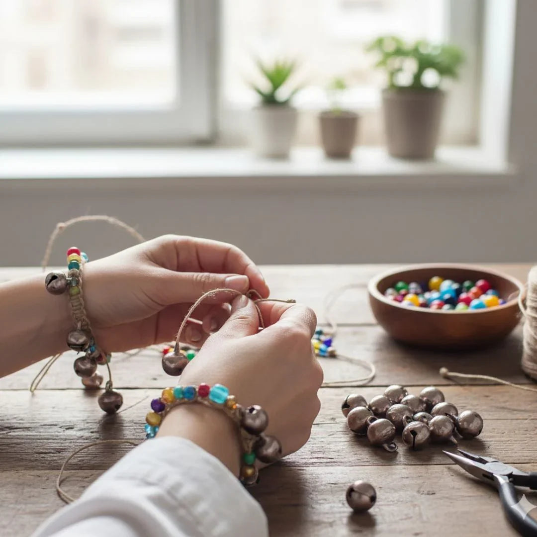 Mini Metal Bells Copper 6MM 10 Pc - JMMB40