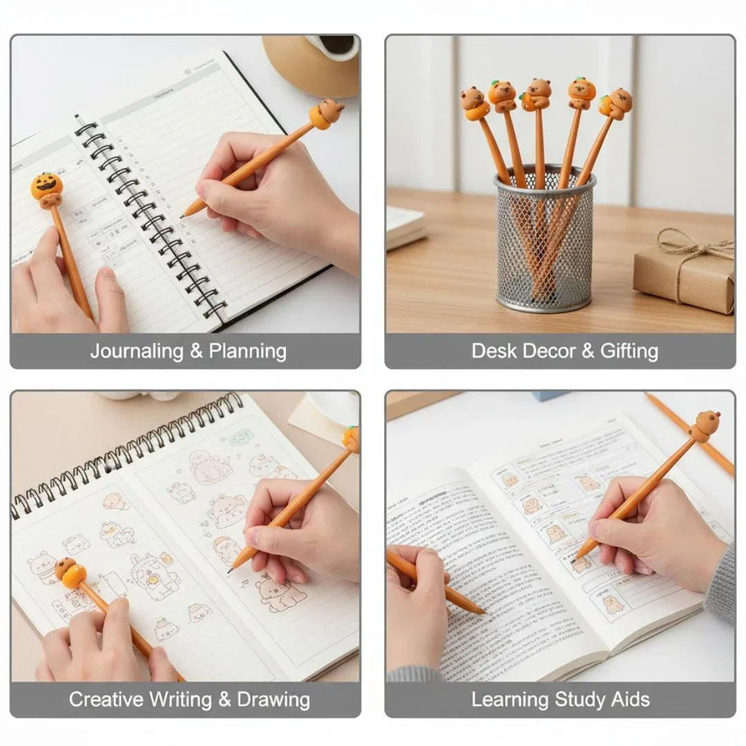 Cute Capybara Dancing gel pen - pack of 1 pen