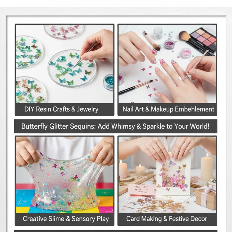 DIY Craft Pvc Sequnice Butterfly Raw4262 | contains 1 Packet