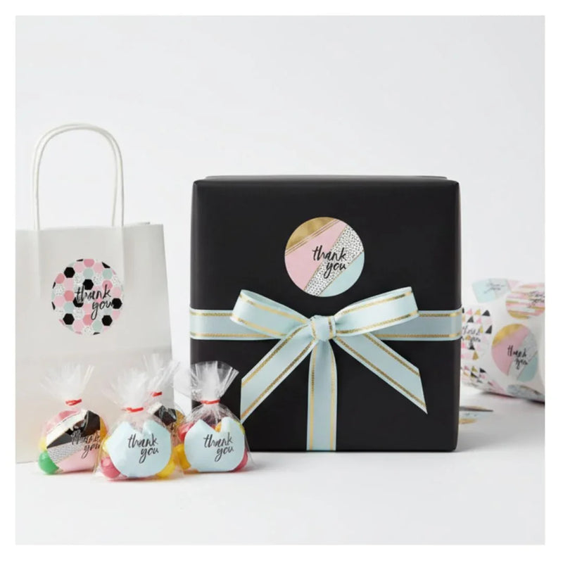 Thank You Stickers & Labels for Packaging (500 Sticker Roll of 1 Inch)