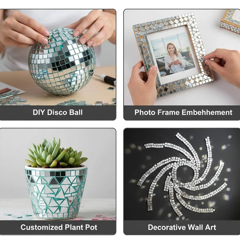 Small Glass mirrors for Picchwai Craft & Lippan Craft- Approximately 25 Grams