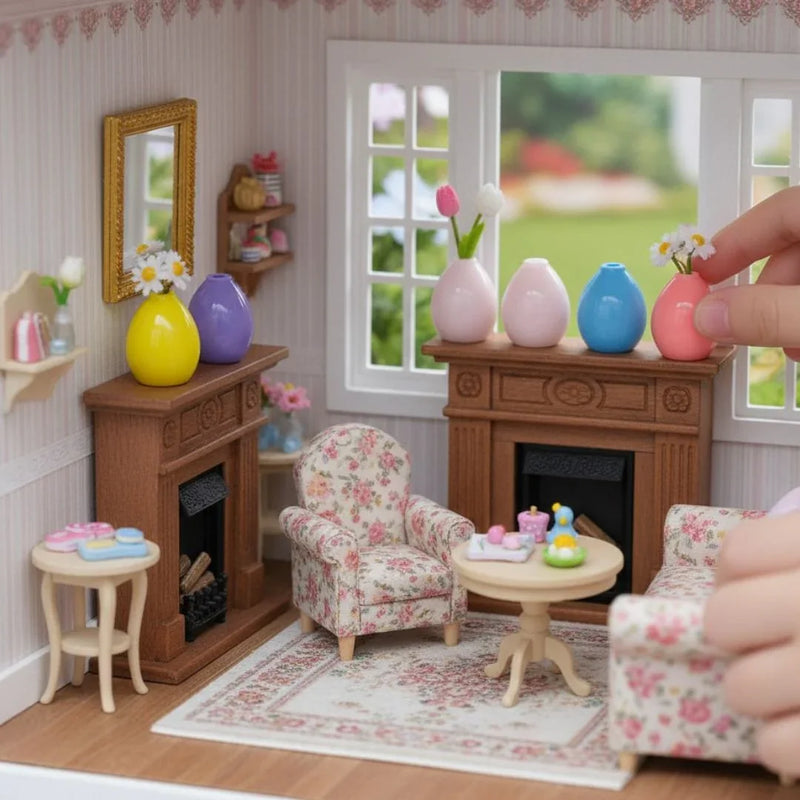 Miniature Flower Pot 5 Pcs Set | C1634-C