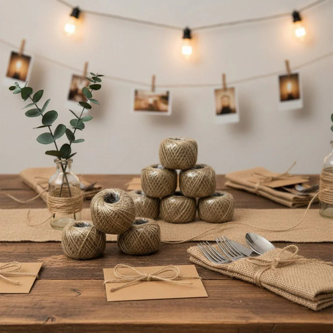 Jute Rope Natural 50Mtr Raw509 | INKARTO