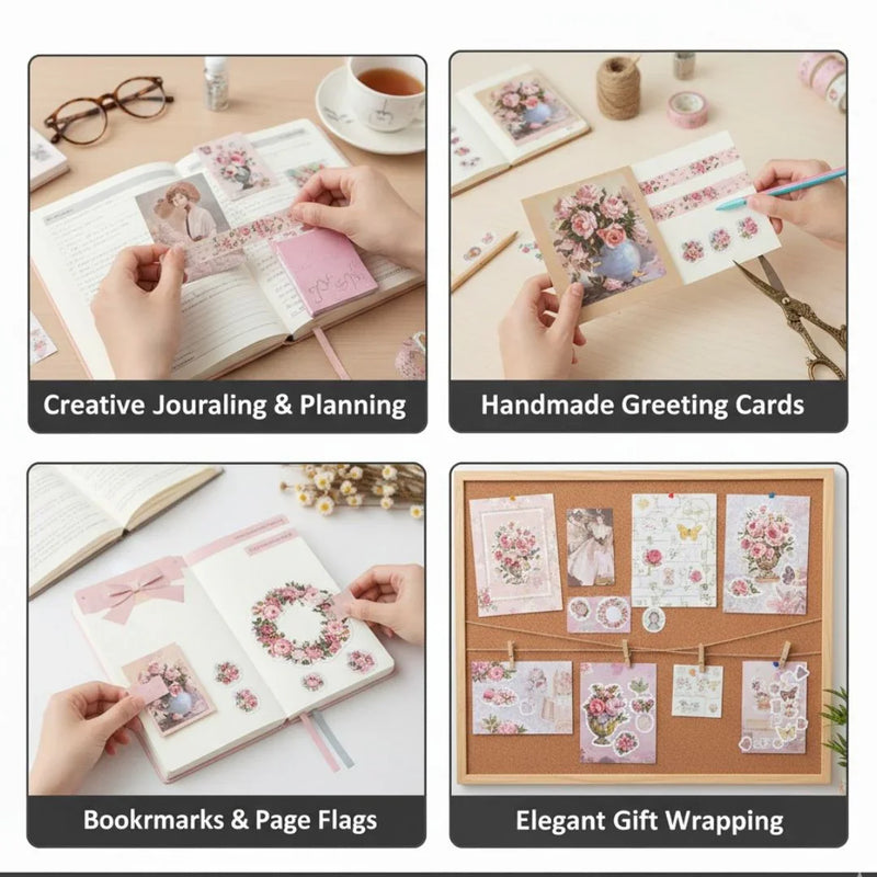 Claude monet's Premium JUMBO journaling kit for 2026 includes diary, tapes, stickers & sheets - Free Shipping