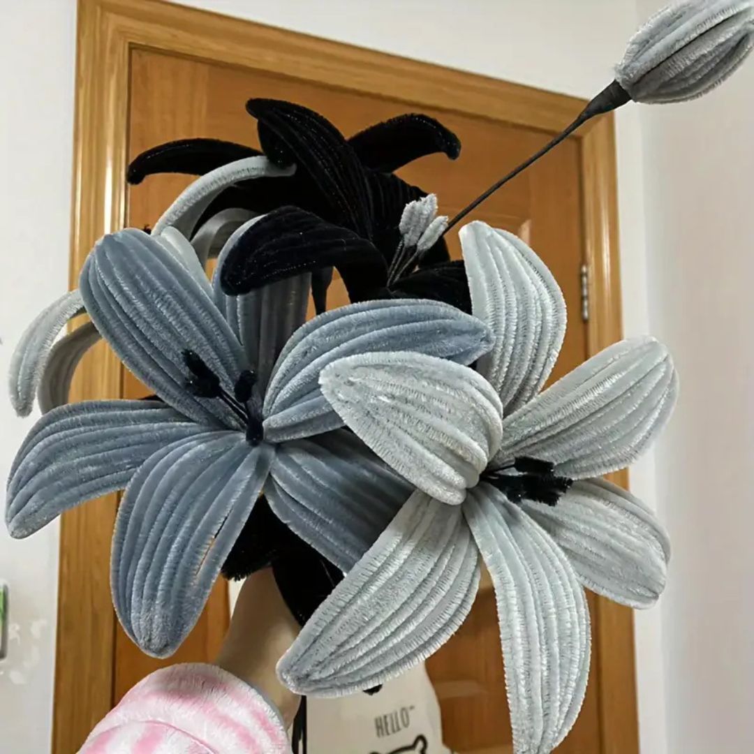 Grey Pipe Cleaner Plain l Pack of 100Pc l