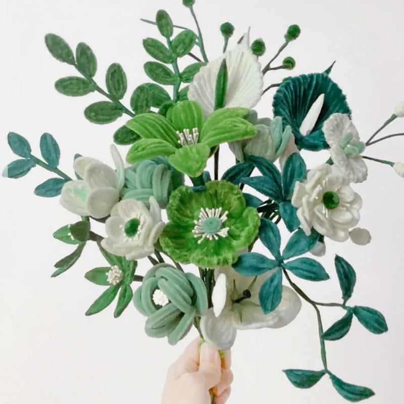 Light Olive Green Plain Pipe Cleaner for Craft and Bouquet l Pack of 100Pc