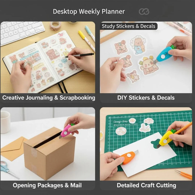 (Buy 1 Get 1 Free ) Cute mini Carrot cutter l Pack of 1 cutter l Paper cutter