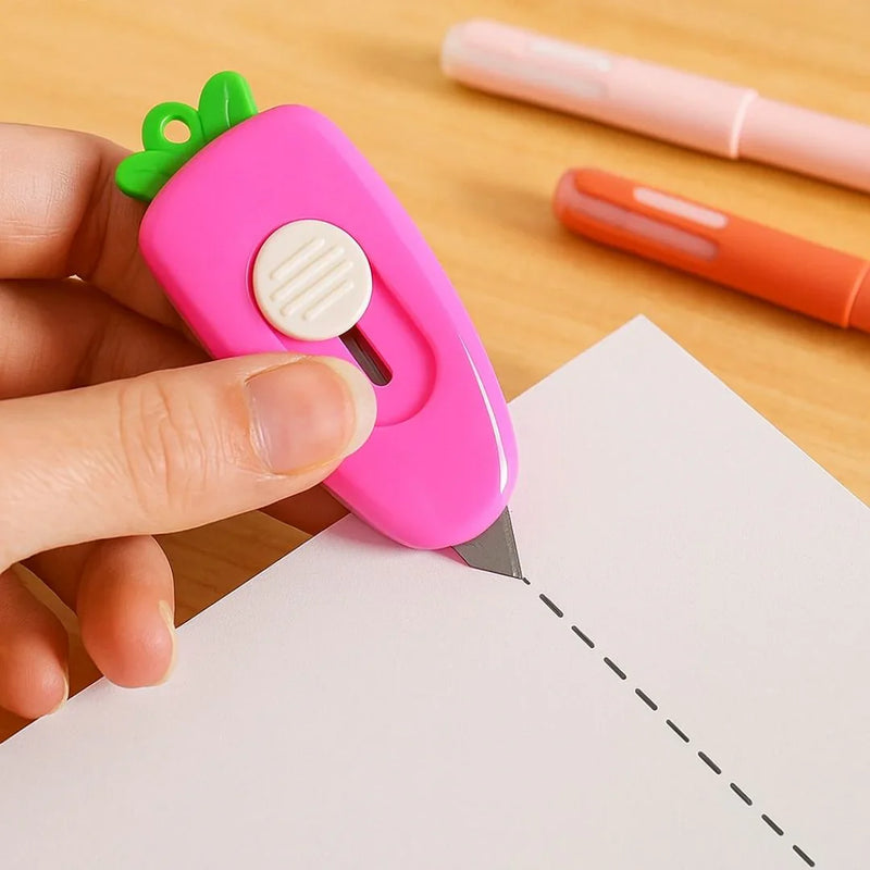 (Buy 1 Get 1 Free ) Cute mini Carrot cutter l Pack of 1 cutter l Paper cutter