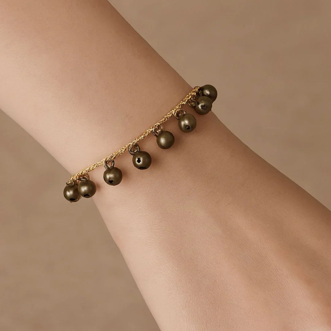 Mini Metal Bells Bronze 6MM 10 Pc - JMMB34