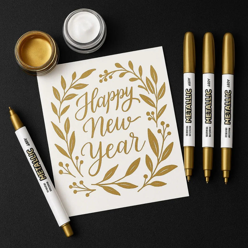 Metallic Marker Pen Golden Mp-550Gd | contains 1 pen