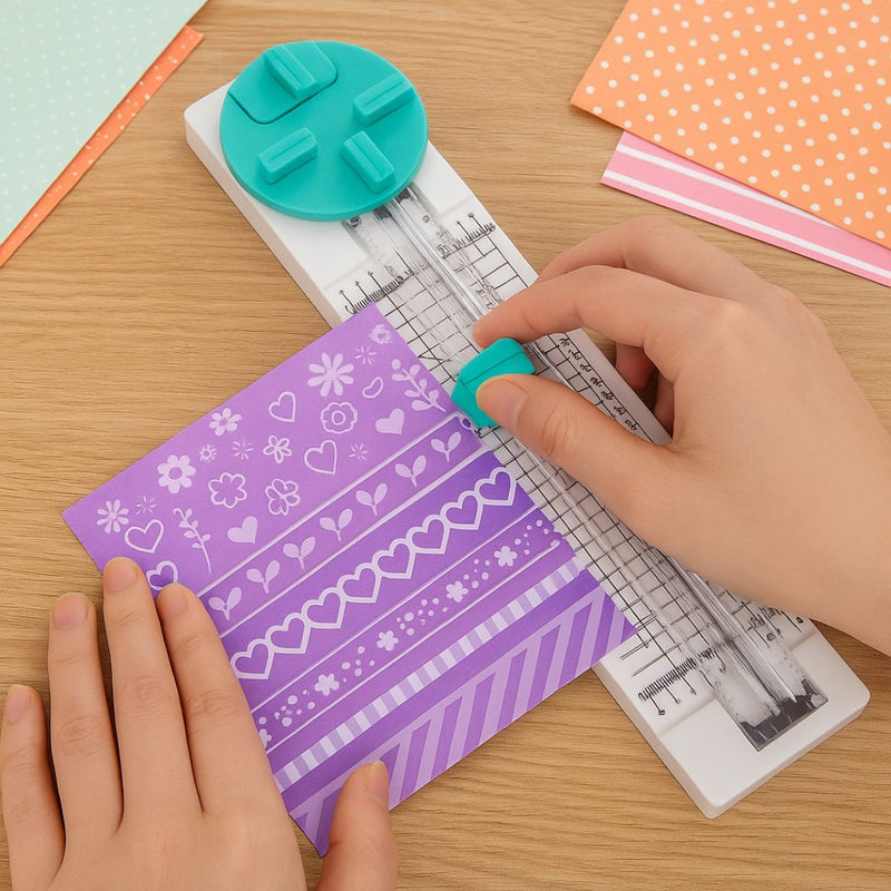 4 In 1 Paper Trimmer I 4 different designs of cutting I LAST DAY OF OFFER