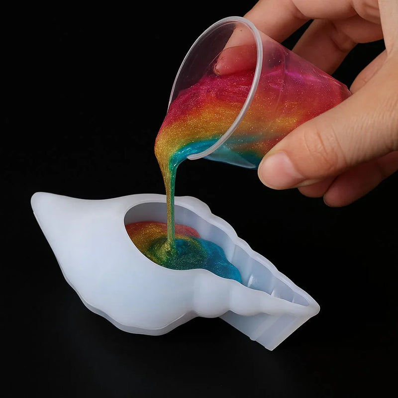 Candle & Resin Silicone Mould shell design JSM129 l Pack of 1