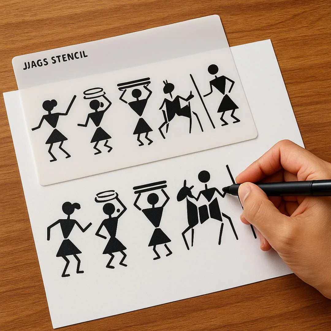 Jags Drawing Stencil Plastic A5 - Set of 1 Piece (Model: JSPA5N-05)