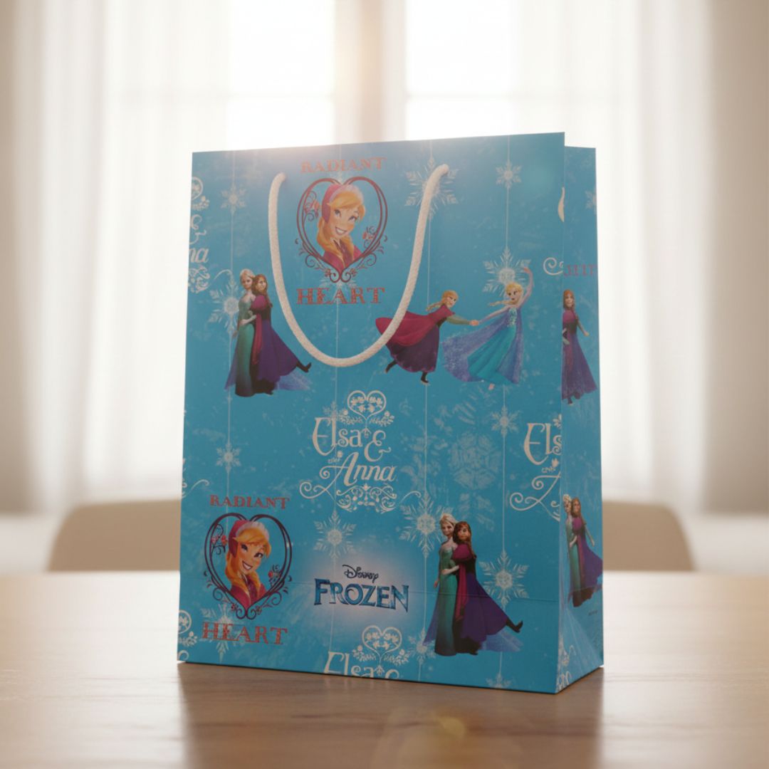 Cartoon Printed Paper Bag | Perfect for Gifts & Party Favours l Pack of 1