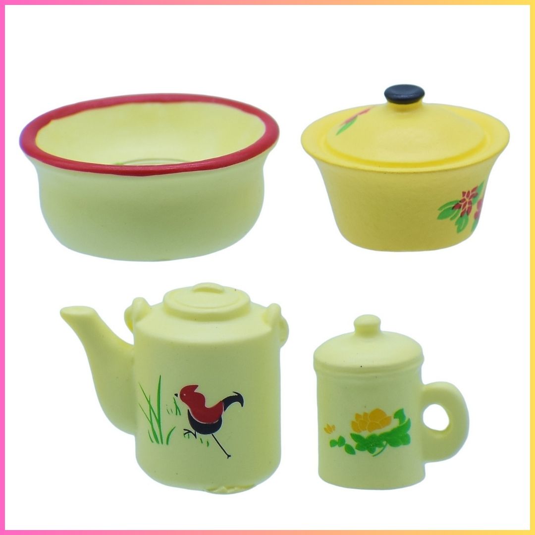 Miniature Model Kitchen Set 4Pcs