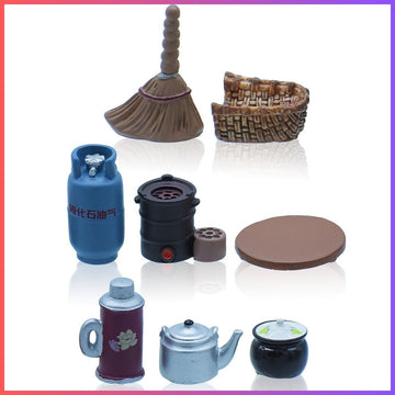 Miniature Model Kitchen Set 8Pcs