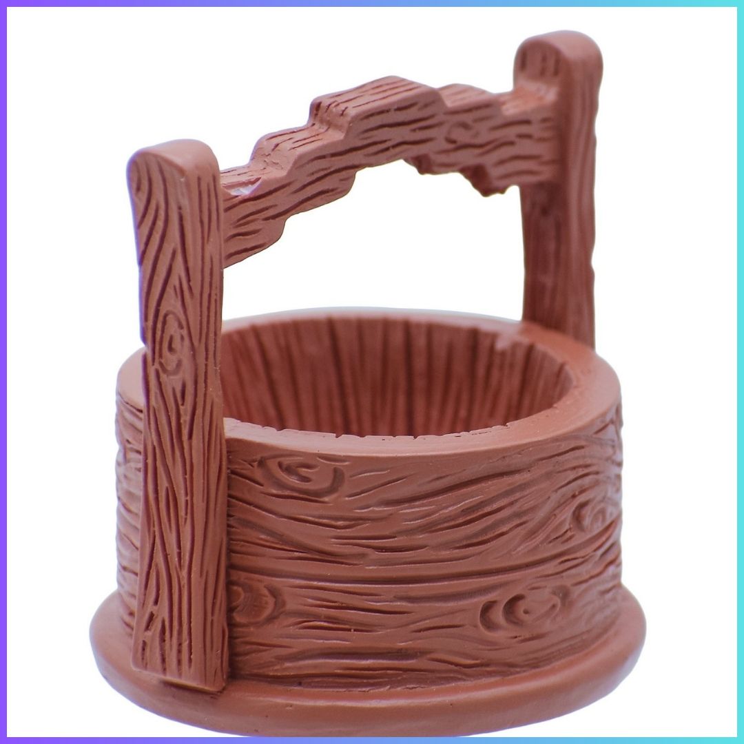 Miniature Model Flower Basket 1 Pcs