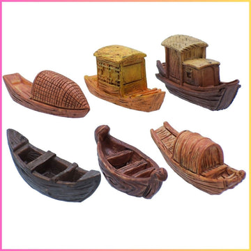 Miniature Model Boat 6 Pcs Set