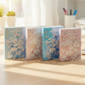 (Buy 1 Get 1 Free ) Butterfly & Blossom Pocket Diary l Ruled l  Pack of 1 Diary