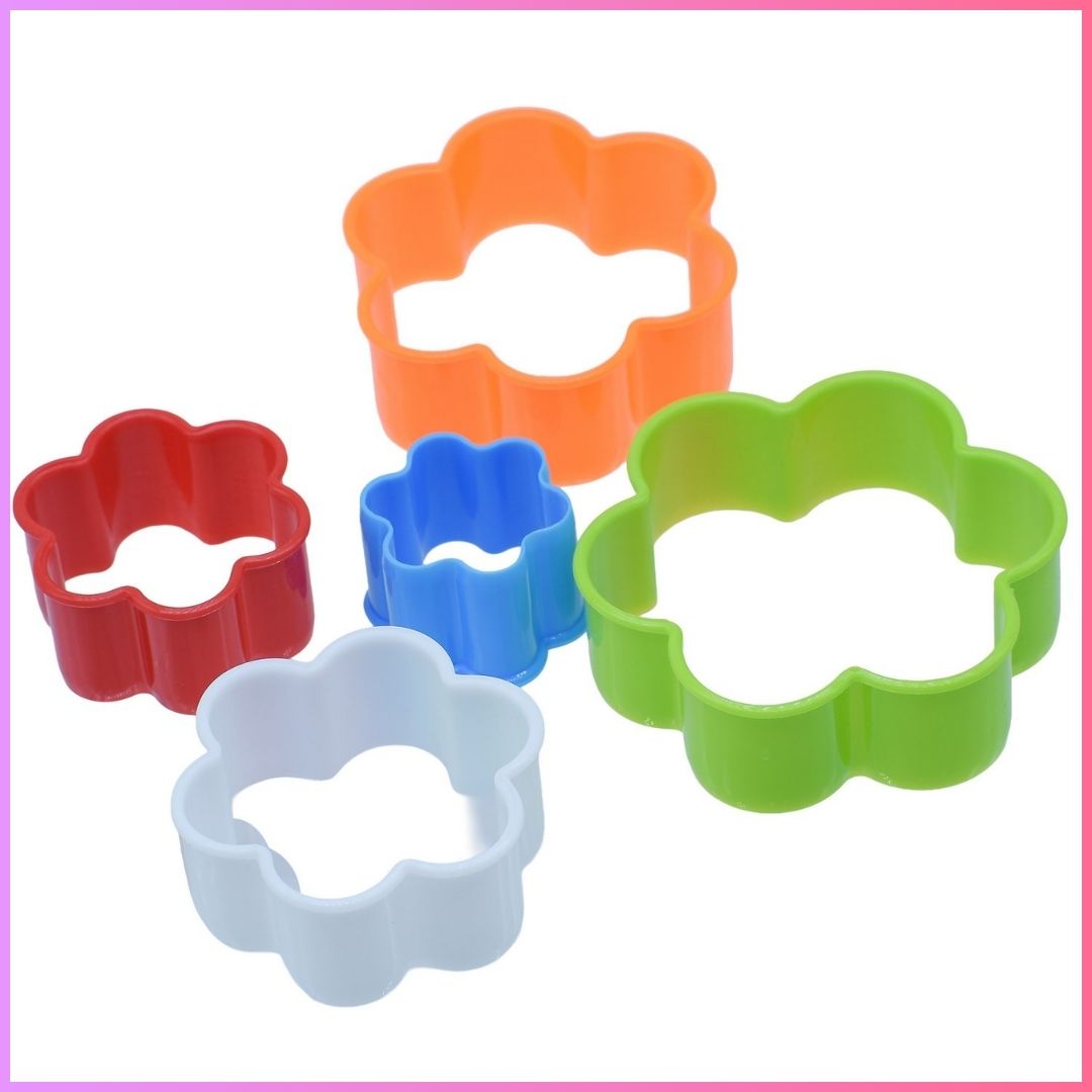 Flower  Clay Model Set Plastic  l Pack of 1 contains 5 pcs