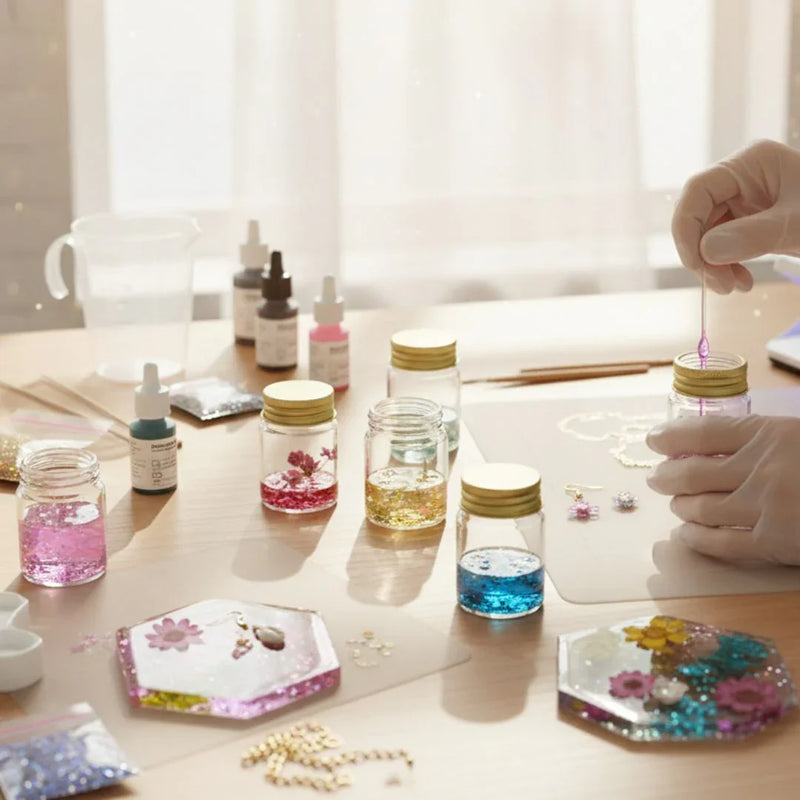 Mini Glass Bottles With Gold Cap 5ML 22X30MM l Pack of contains 12 Pcs