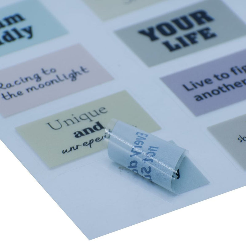 (Pack of 2) Premium Journal quote Sticker Memory Walk l Pack of 1 contains 6 sheets