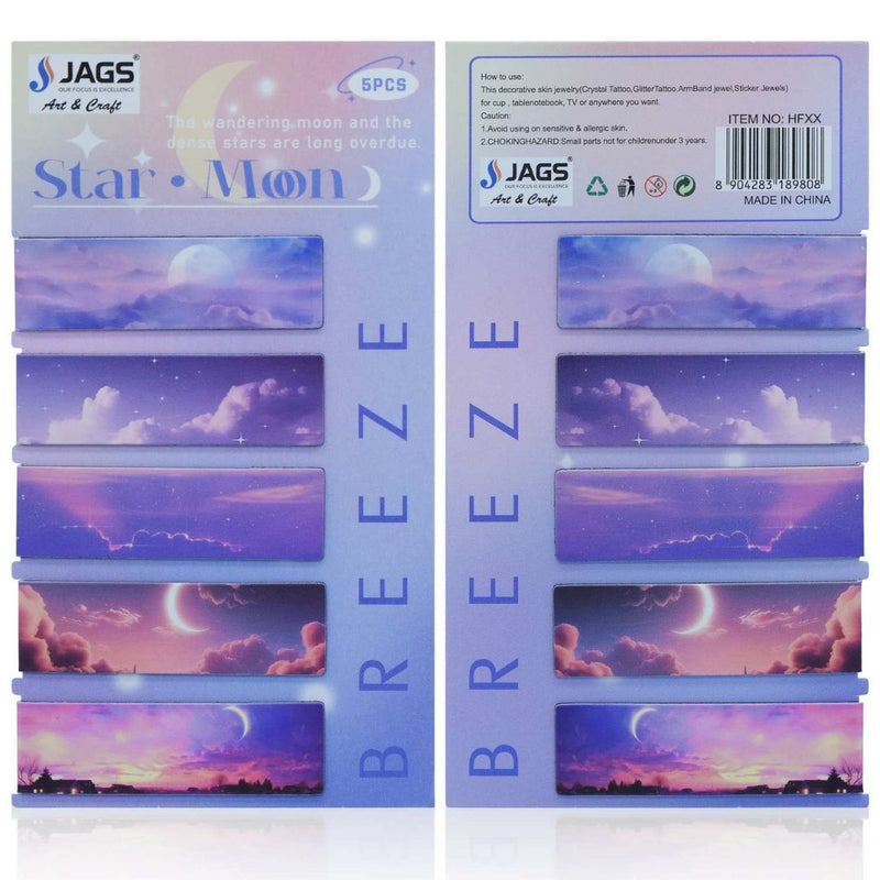 Magnetic Bookmarks Breeze Mix Colour l Pack of 1 contains 5 bookmarks