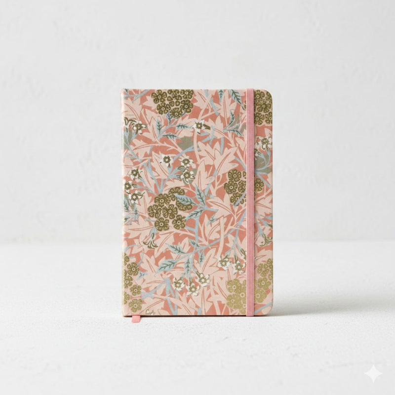 A7 Vintage Floral Mini Diary | Pocket Size Journal 10.5 × 7.5 cm (pack of 1)