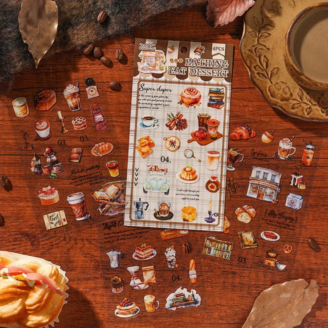 Premium Coffee Theme Journaling & Stationery Kit for Return Gift (5 Pcs) | Pack of 1