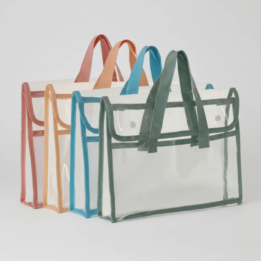 A4 Transparent Document Folder Bag (Pack of 1 bag)