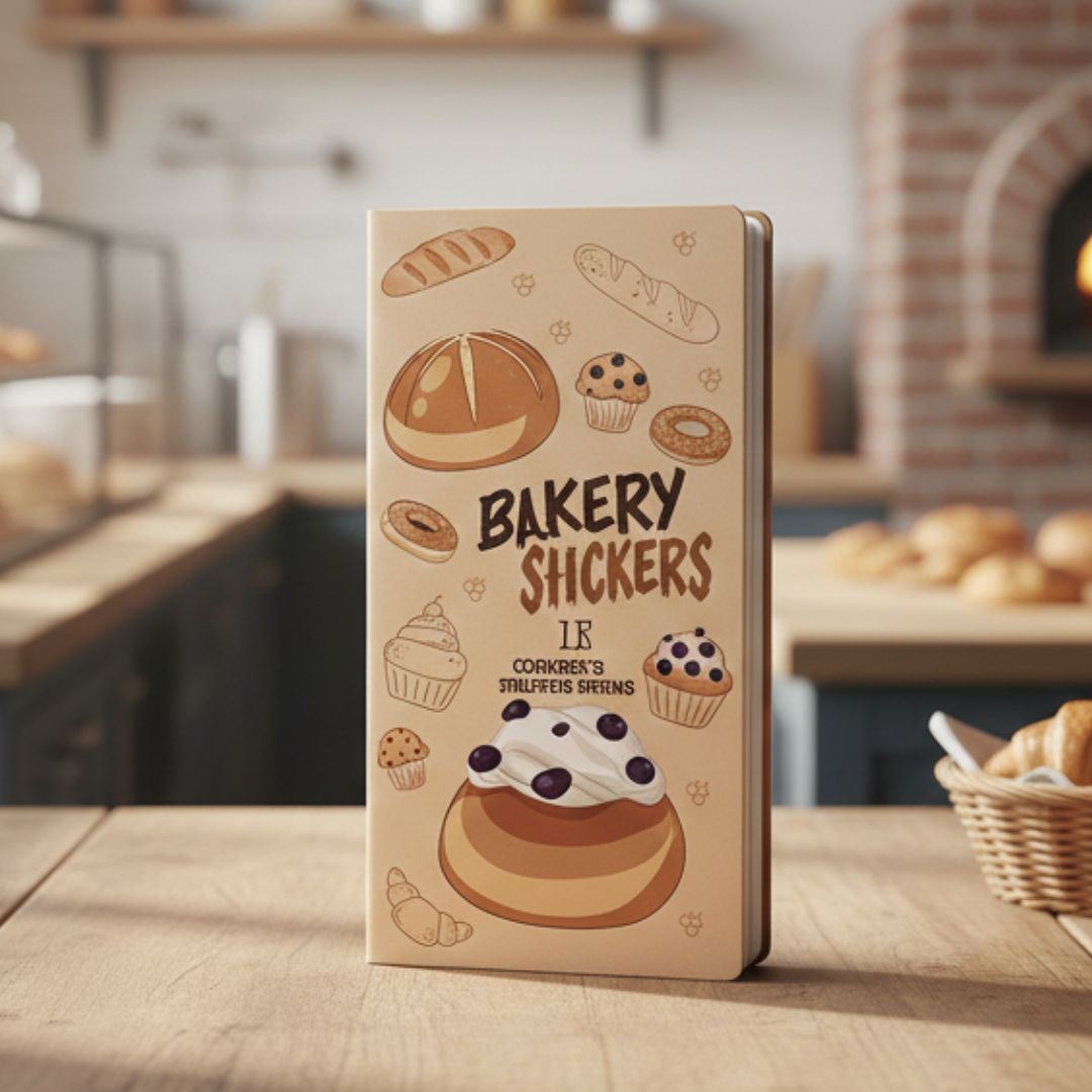(440 sticky notes ) Coffee or Bakery Printed Sticky Notes l Pack of 1 contains 11 design x40 each