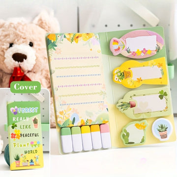 (440 pcs ) Cute Candy Sticky Note Colorful Design Memo Pad l 12 Designs l Pack of 1