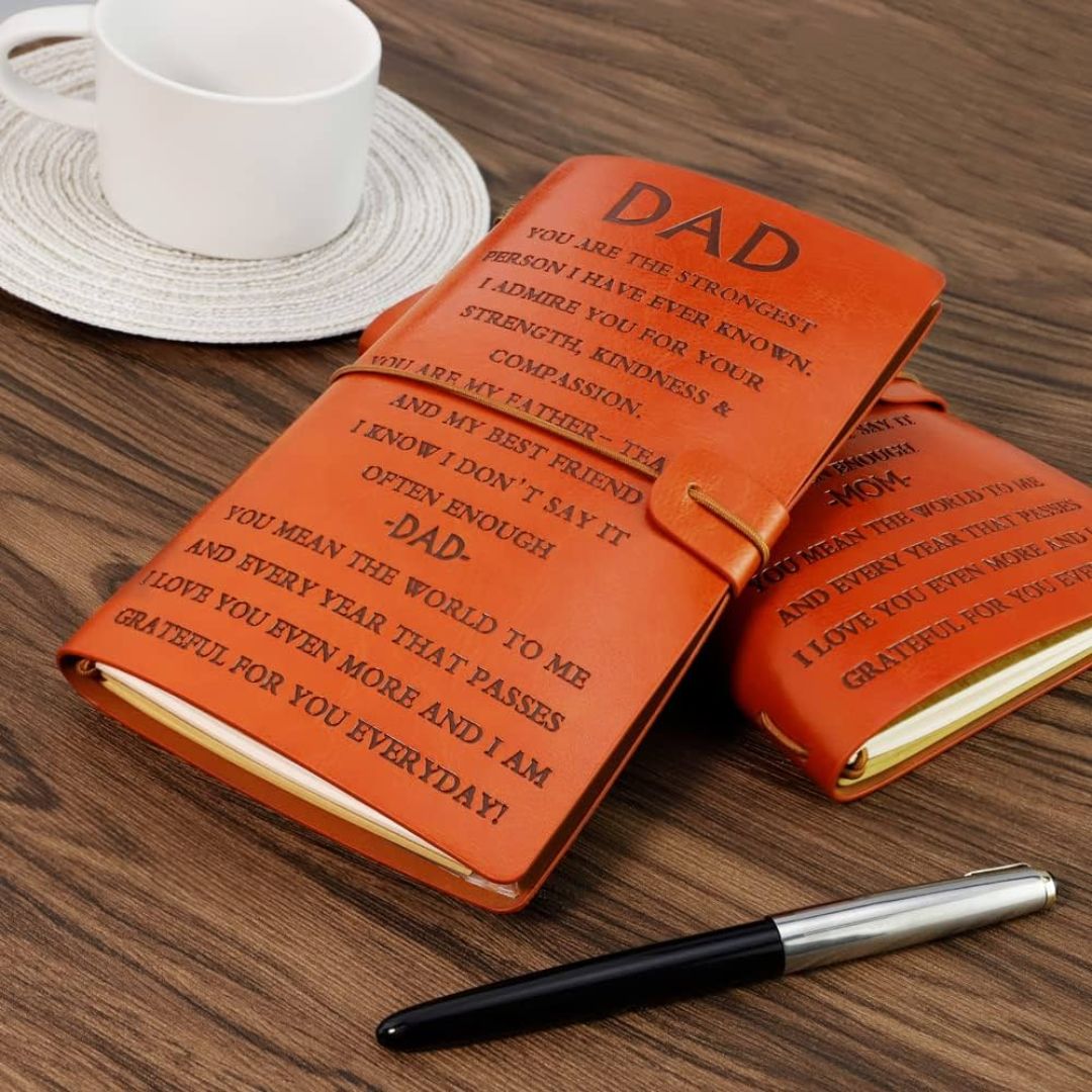 Vintage Brown Leather Journal Diary | 120×200 mm | Pack of 1