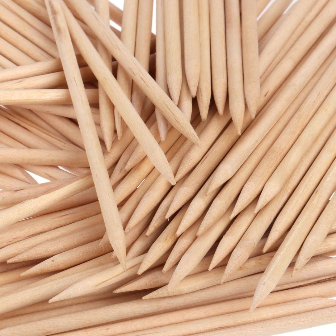 Natural Wooden Candy Sticks l size 14.5cm l 50pcs l Pack of 1 l 4mm