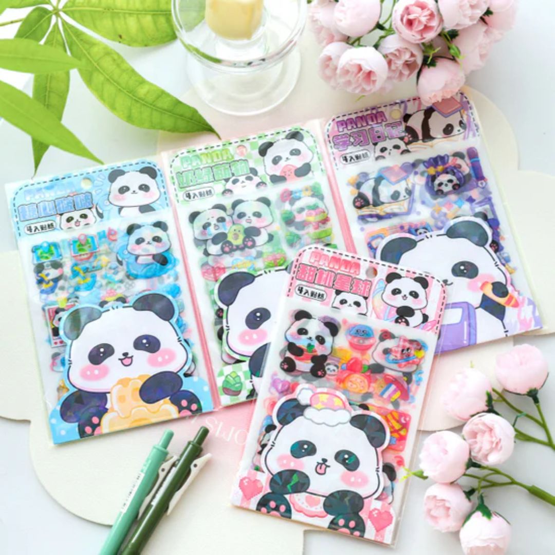 Premium Panda Stationary Combo Kit l Return Gift set l (5pcs) Pack of 1