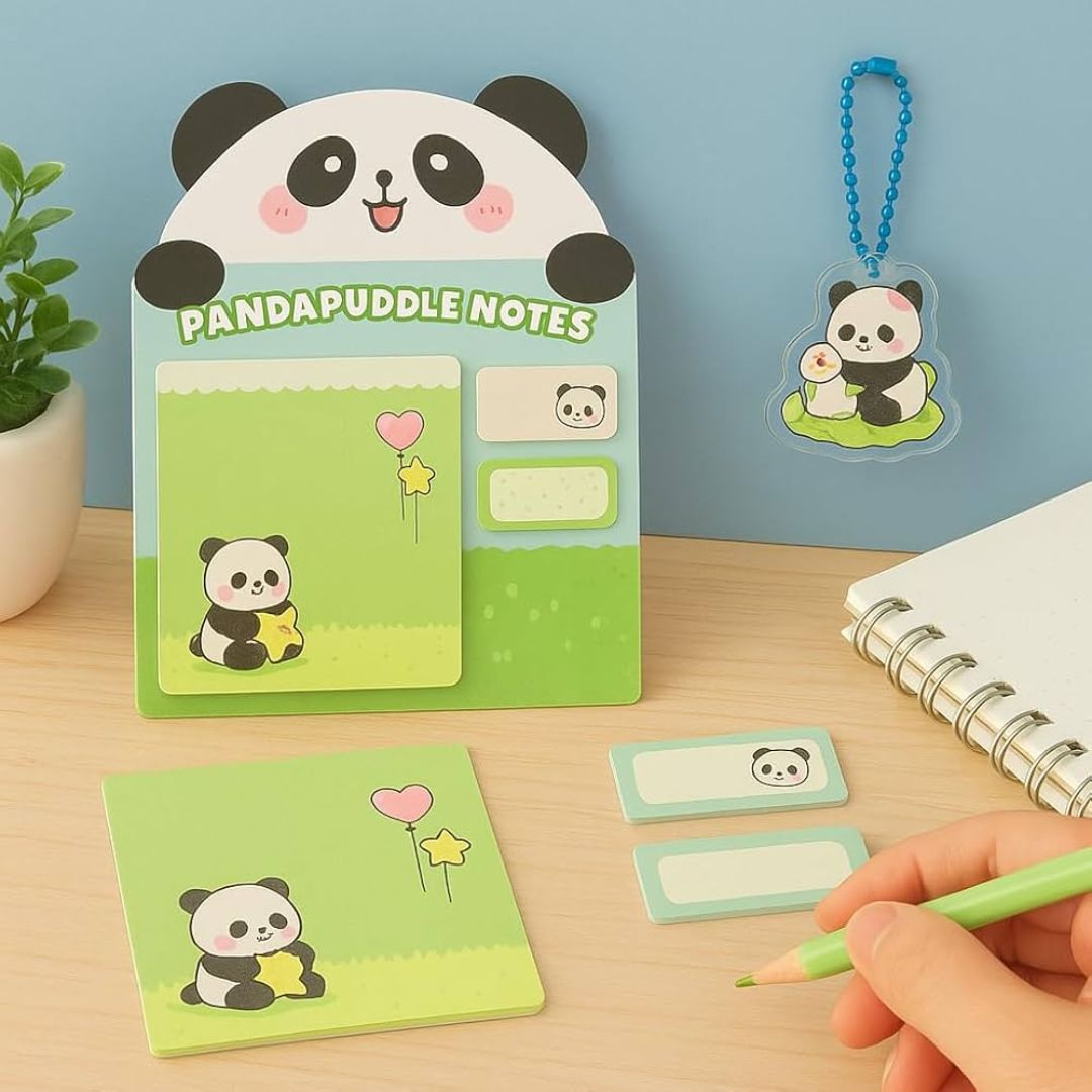 Premium Panda Stationary Combo Kit l Return Gift set l (5pcs) Pack of 1