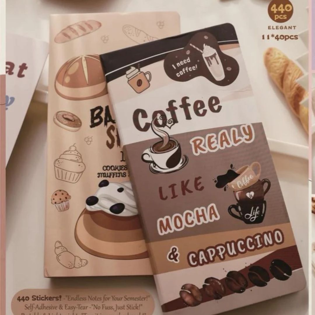Premium Coffee Theme Journaling & Stationery Kit for Return Gift (5 Pcs) | Pack of 1
