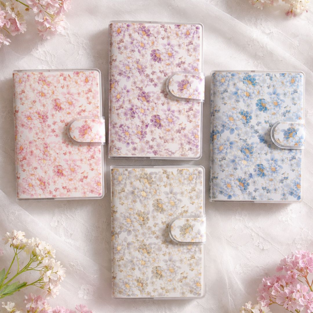 (Buy 1 Get 1 Free) Premium Soft Pastel Flower Diary l A7 l Ruled l Pack of 1