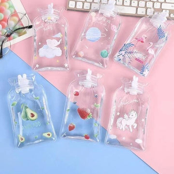 Cute Mini Travel hot water bag Bottle | Refillable Container | Assorted Design | Pack of 1