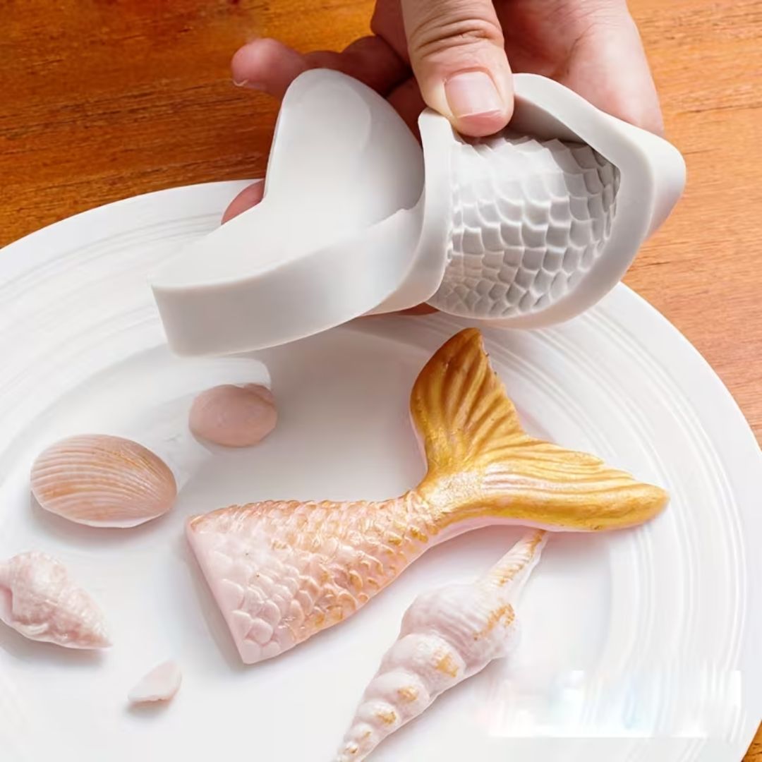 Mermaid Tail Silicone Mold | Candle, Soap & Resin Making Mould | Pack Of 1