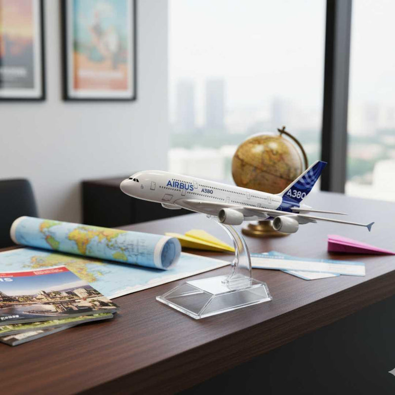 Big Airbus A380 Aircraft Model with Display Stand – AIRBUS
