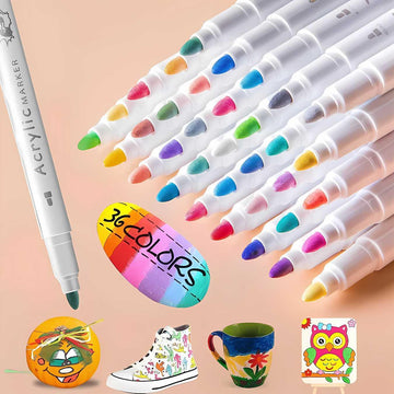 Acrylic Paint Markers – Multi-Surface Art Pens for Resin, Wood, Canvas & More I Limited edition