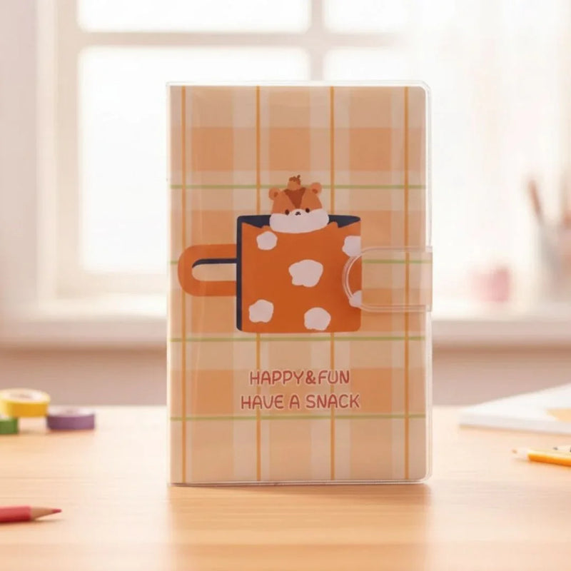 Cute Animal Pocket Diary with Snap Closure | Pack of 1 diary