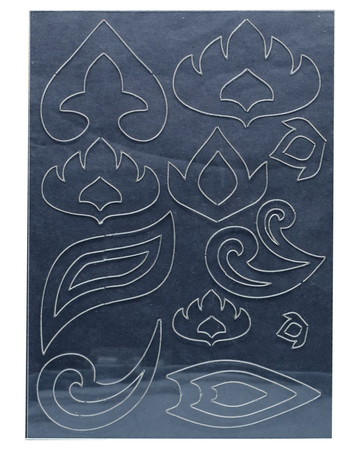 Jags Reusable Mandala Design Stencil A5