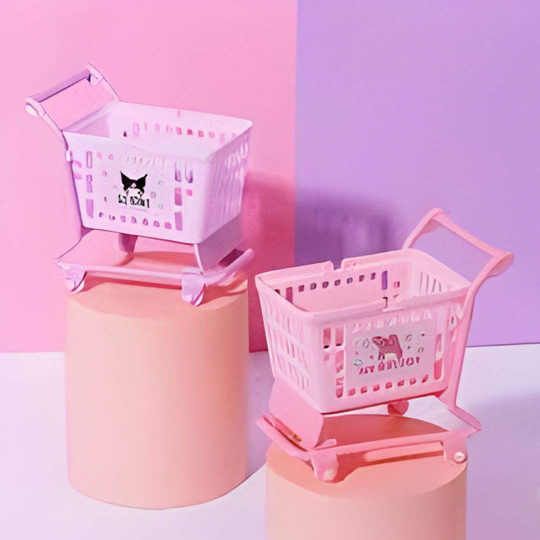 (Buy 1 Get 1 Free) Cute Mini Shopping Trolley Kids Toy Cart l Pack of 1