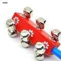 Wooden Square Bell Rattle for Babies